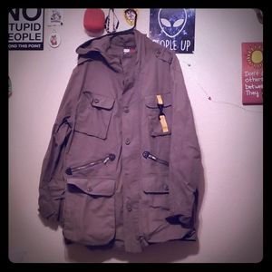 Army Green Tommy Hilfinger Coat